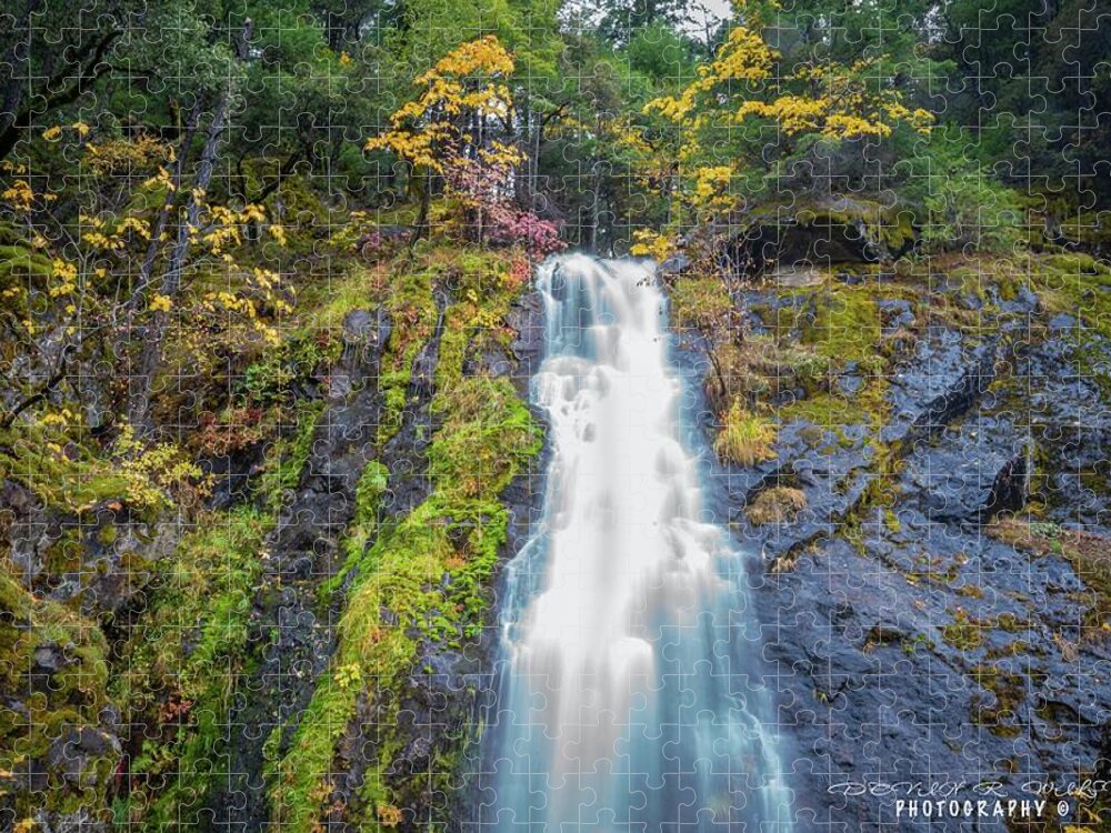 Landscape Jigsaw Puzzle featuring the photograph Bridal Veil Falls by Devin Wilson