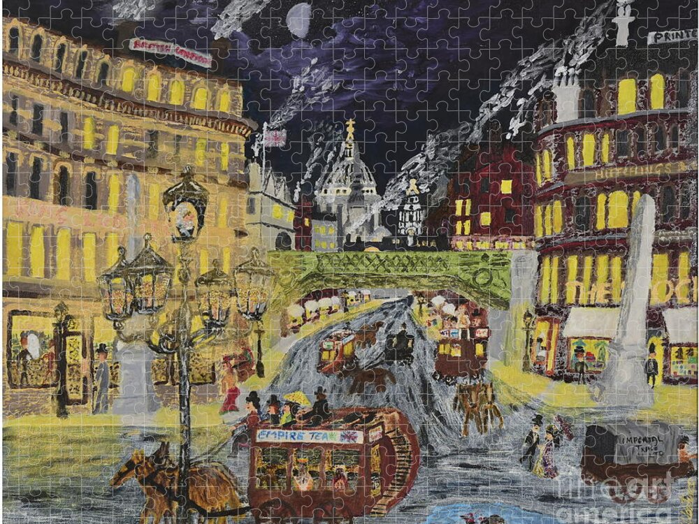Historic Jigsaw Puzzle featuring the painting British Confidence 1885 by David Westwood