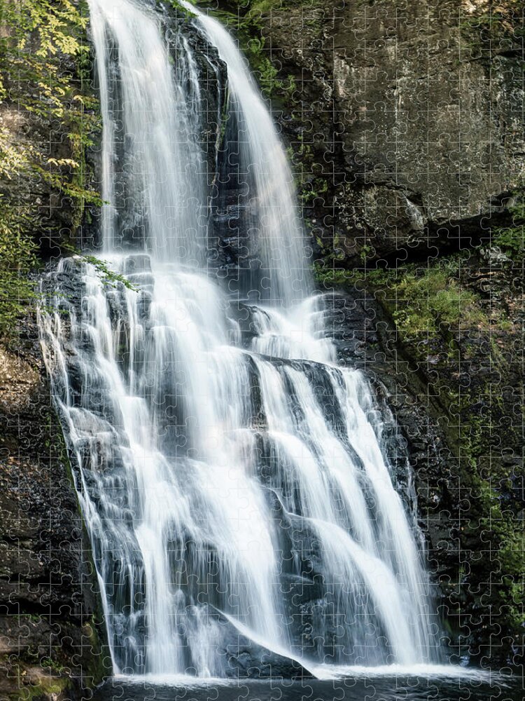 Bushkill Jigsaw Puzzle featuring the photograph Bushkill Falls Main Falls by Jason Fink