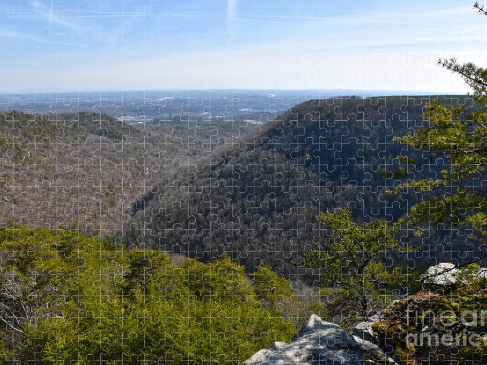 Cumberland Plateau Jigsaw Puzzle featuring the photograph Buzzard Point Overlook 1 by Phil Perkins