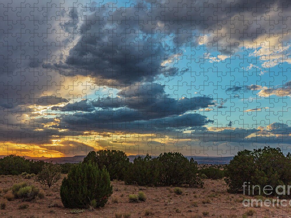 Landscape Jigsaw Puzzle featuring the photograph Cabezon Gold by Seth Betterly