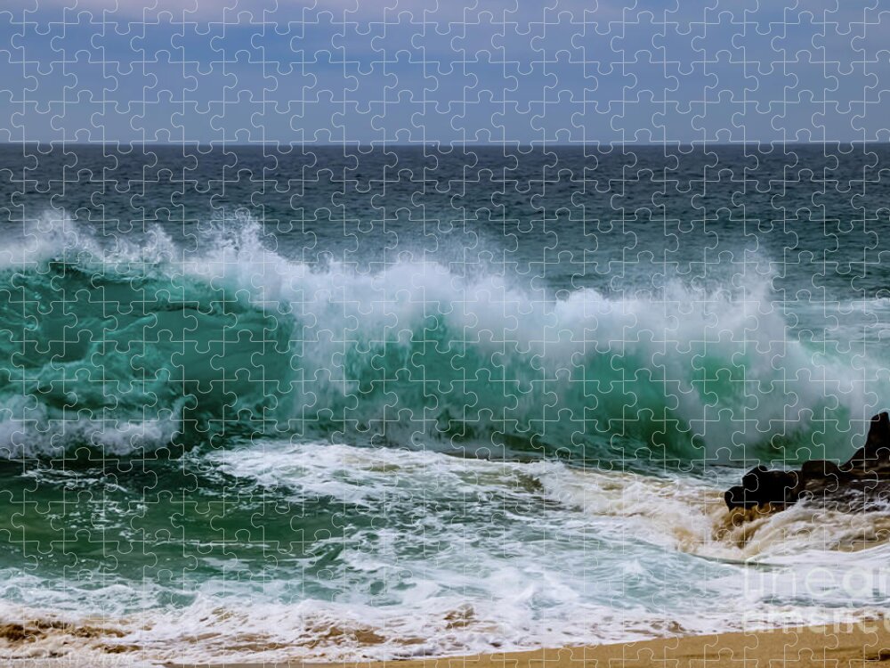 Landscape Jigsaw Puzzle featuring the photograph Cabo Wave by Theresa D Williams