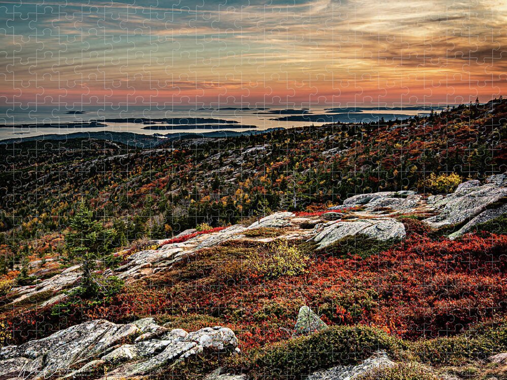 Cadillac Jigsaw Puzzle featuring the photograph Cadillac Mountain by William Christiansen