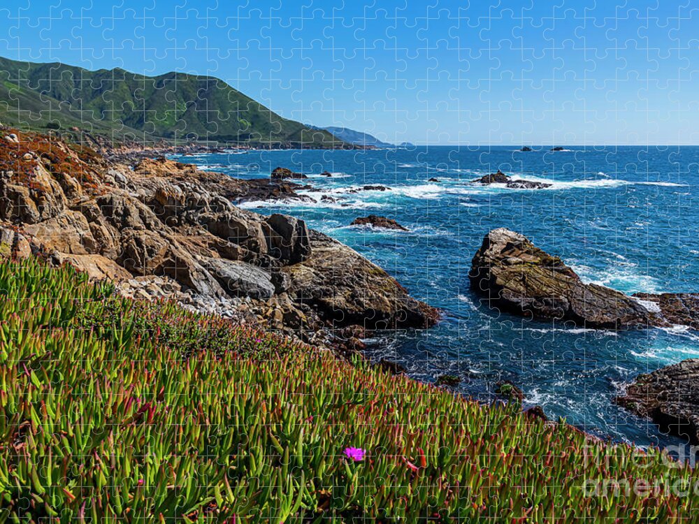 Big Sur Jigsaw Puzzle featuring the photograph California Coast by Rich Cruse