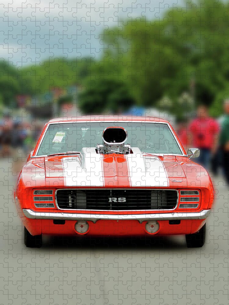 Chevrolet Camaro Rs Jigsaw Puzzle featuring the photograph Camaro RS by Lens Art Photography By Larry Trager