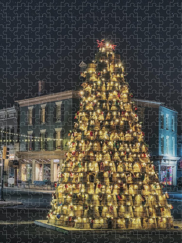 Maryland Jigsaw Puzzle featuring the photograph Cambridge Christmas 2020 by Robert Fawcett