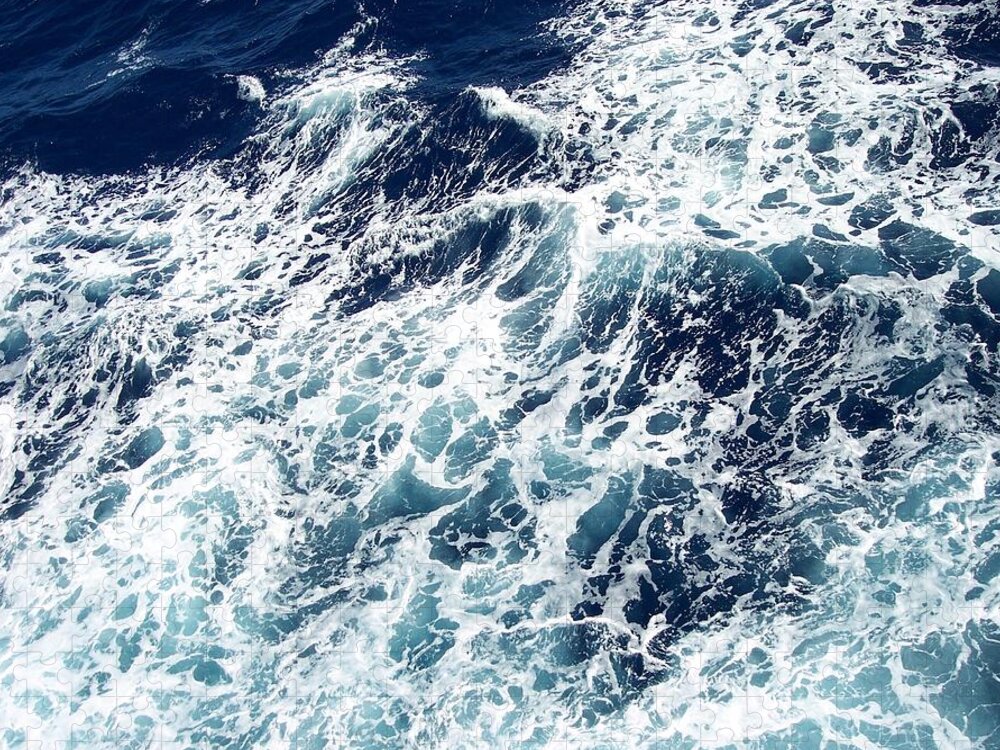 Waves Jigsaw Puzzle featuring the photograph Caribbean Waves by Michelle Miron-Rebbe