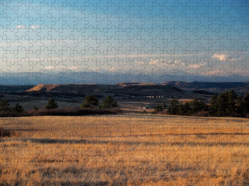 Co Jigsaw Puzzle featuring the photograph Castle Rock, CO by Doug Wittrock