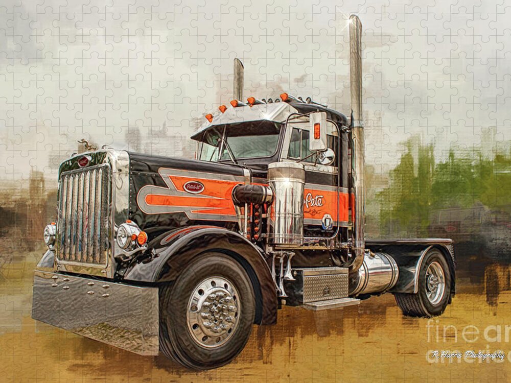 Big Rigs Jigsaw Puzzle featuring the photograph Catr9318-19 by Randy Harris