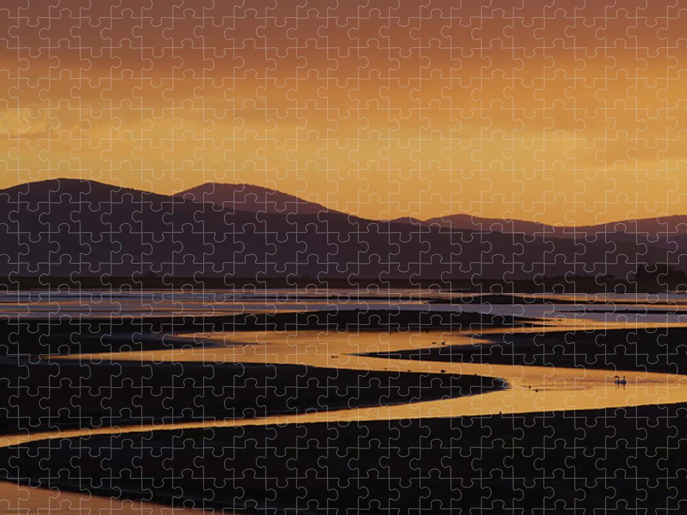 Sunset Jigsaw Puzzle featuring the photograph CDpx_01154 by Clark Dunbar