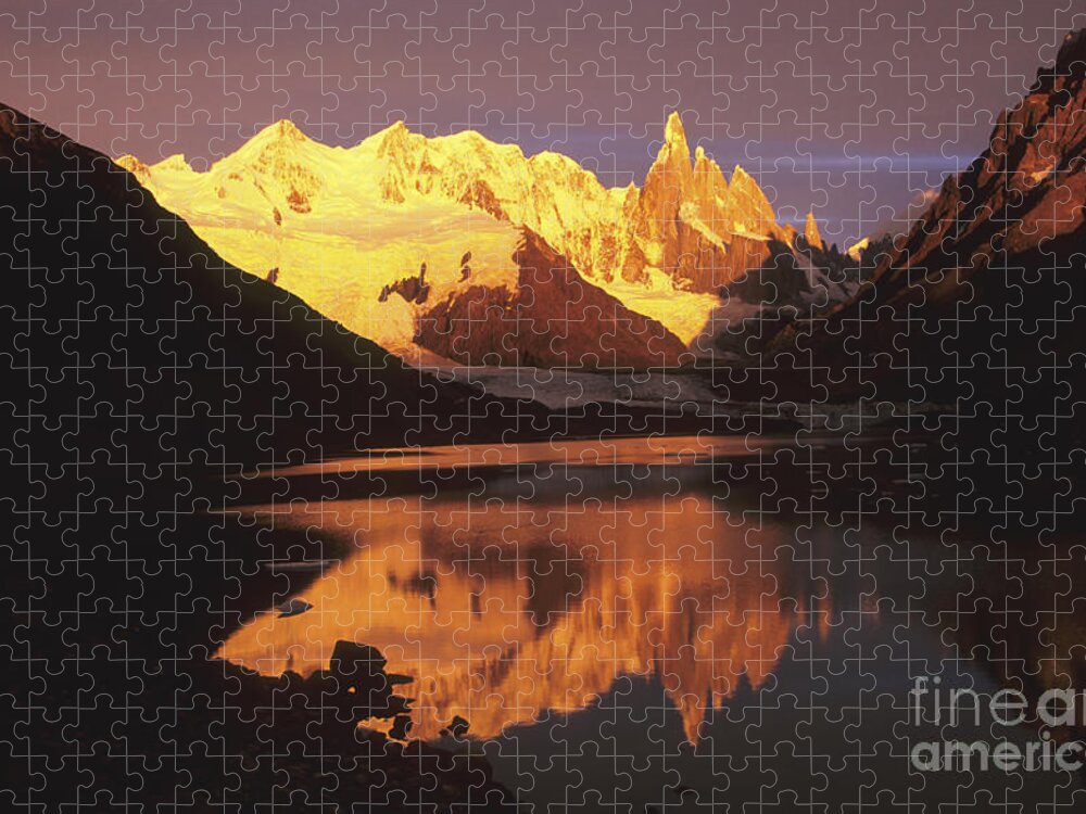 Patagonia Jigsaw Puzzle featuring the photograph Cerro Torre Patagonia Argentina by James Brunker