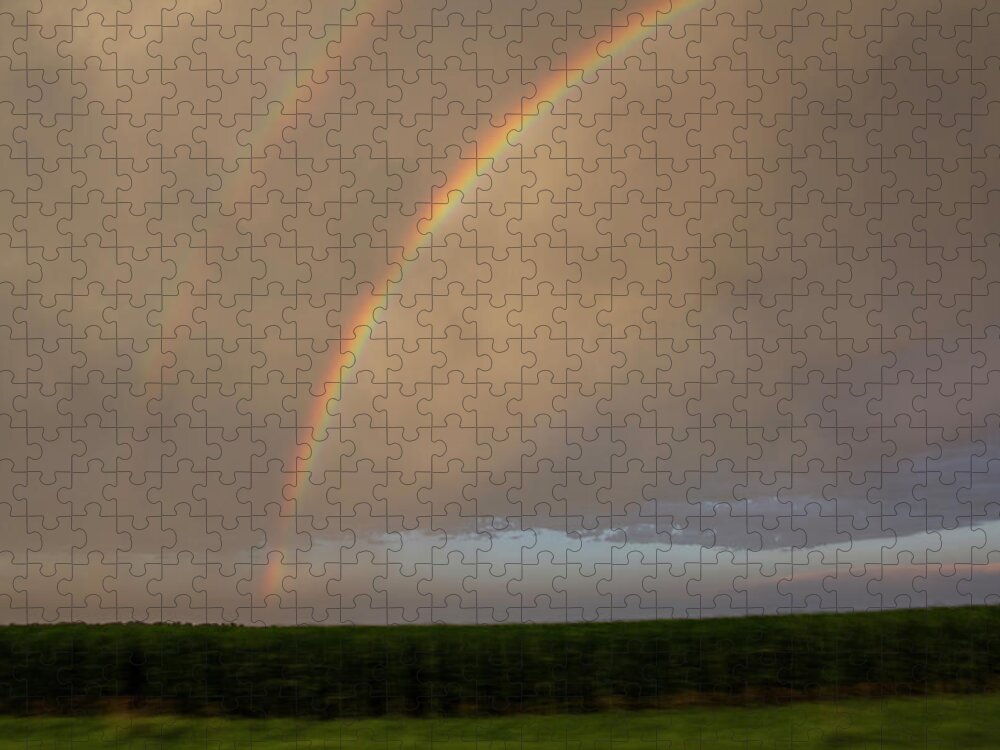 Nebraskasc Jigsaw Puzzle featuring the photograph Chasing Nebraska Lightning 004 by NebraskaSC