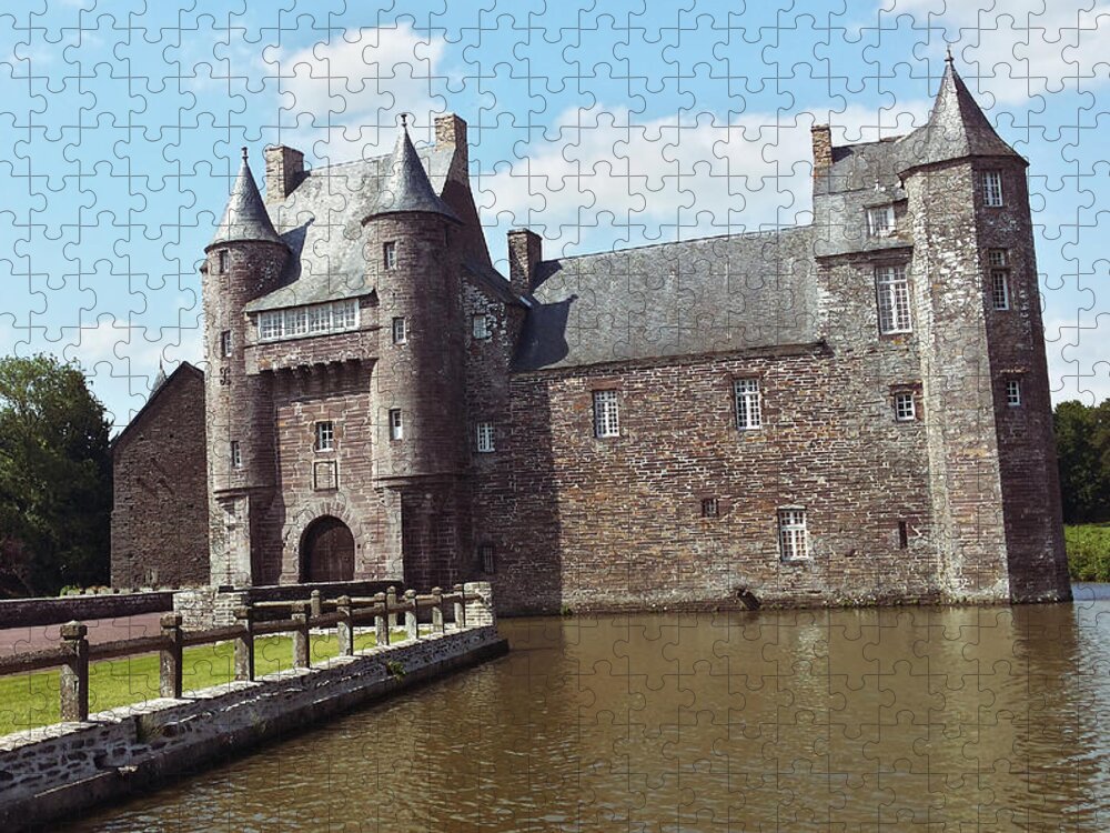 Brittany Jigsaw Puzzle featuring the photograph Chateau au detour d'une balade Bretonne 2 by Joelle Philibert