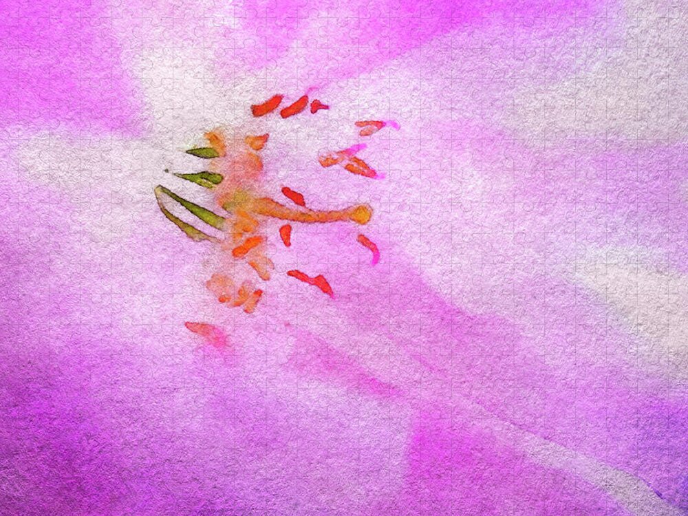 Cherry Blossom Festival Jigsaw Puzzle featuring the painting Cherry Blossom Festival by Susan Maxwell Schmidt