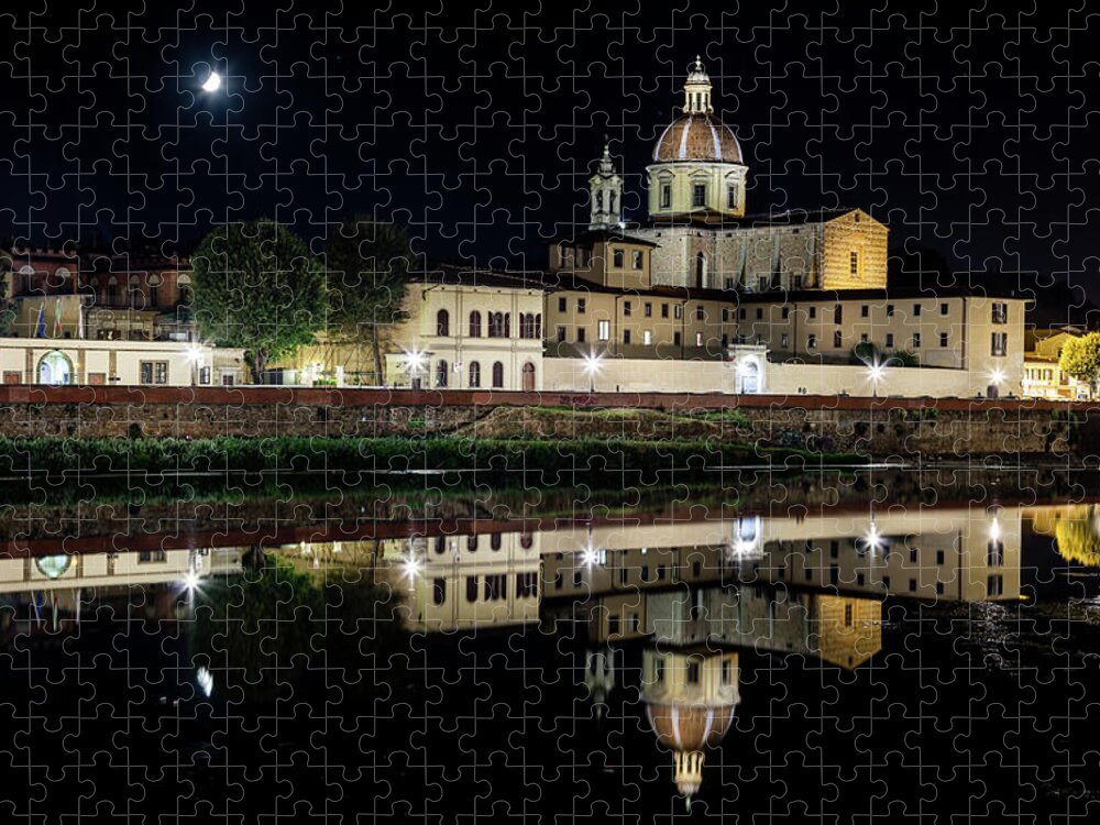 Arno Jigsaw Puzzle featuring the photograph Chiesa di San Frediano in Cestello by Alexey Stiop