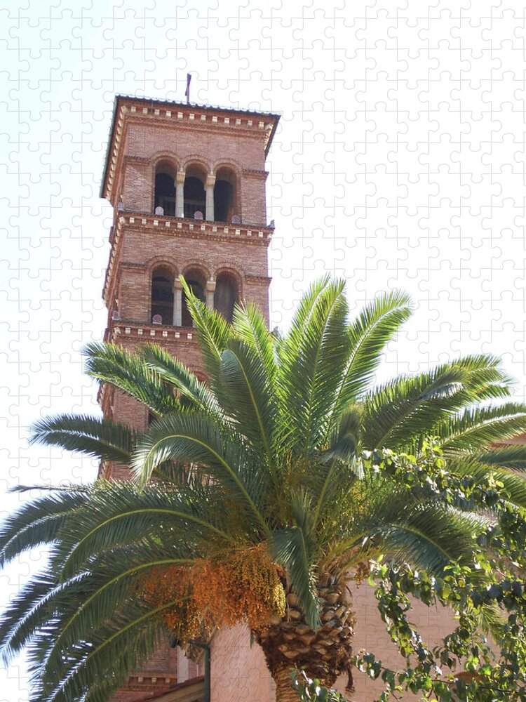  Jigsaw Puzzle featuring the photograph Church Palm by Heather E Harman