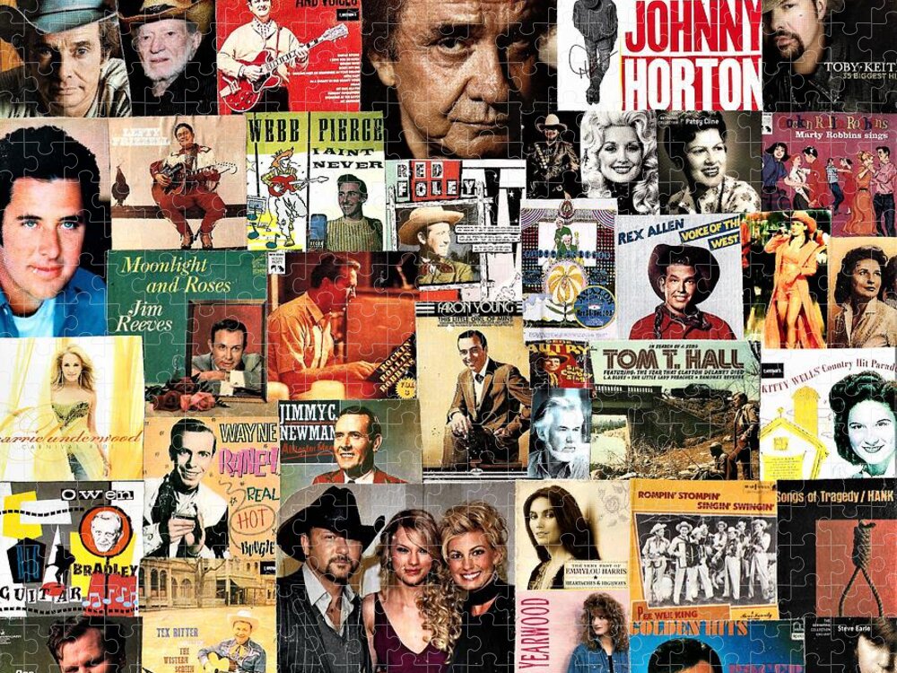 Country and western songs Jigsaw Puzzle