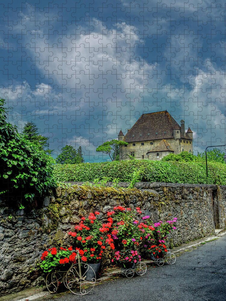 France Jigsaw Puzzle featuring the photograph Classically French, Vertical by Marcy Wielfaert