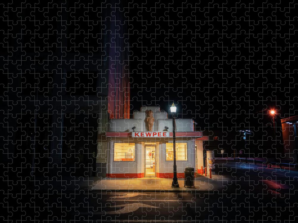 Kewpee Jigsaw Puzzle featuring the photograph Closing Time by Owen Weber