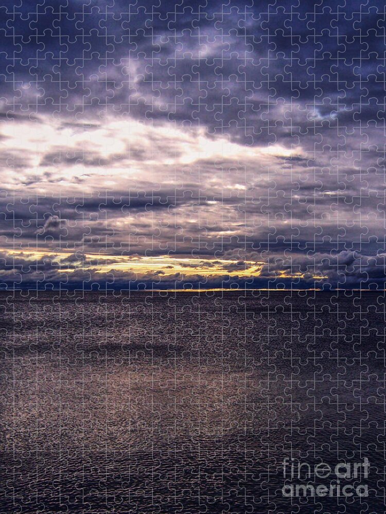 Michigan Jigsaw Puzzle featuring the photograph Cloud Cover by Phil Perkins