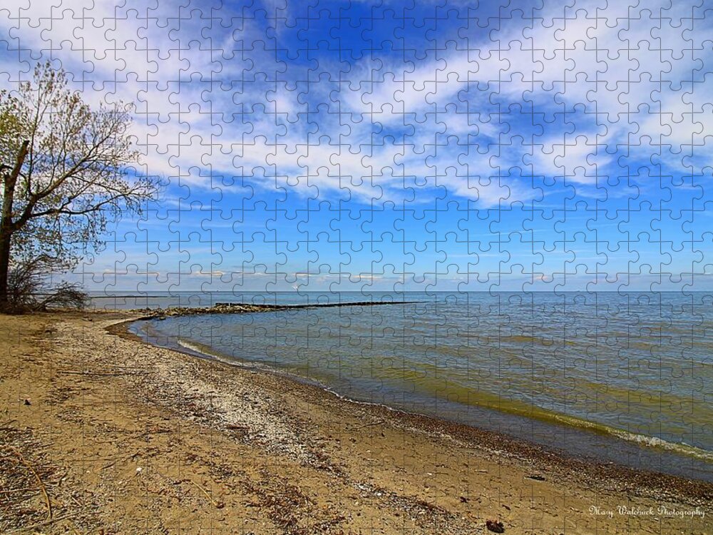 Lake Erie Jigsaw Puzzle featuring the photograph Coastal Ohio Series 2 by Mary Walchuck