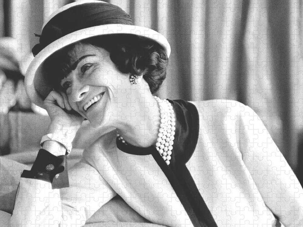 Coco Chanel wearing her Signature Suit- Jigsaw Puzzle