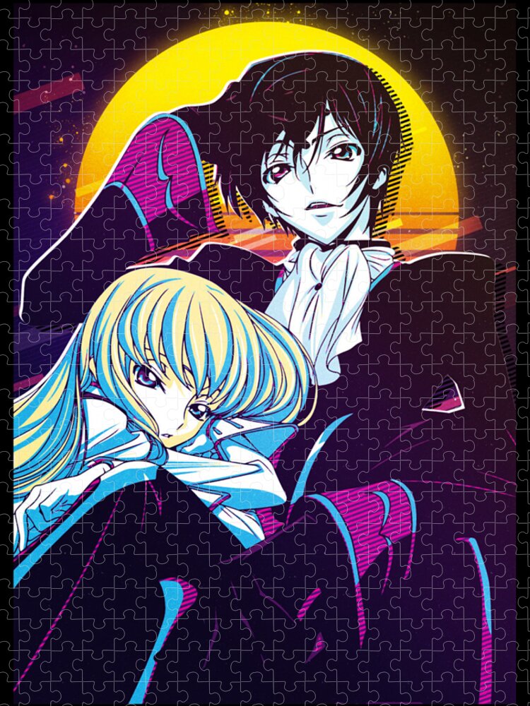 Code Geass Characters Anime Art Jigsaw Puzzle by Anime Art - Pixels Puzzles