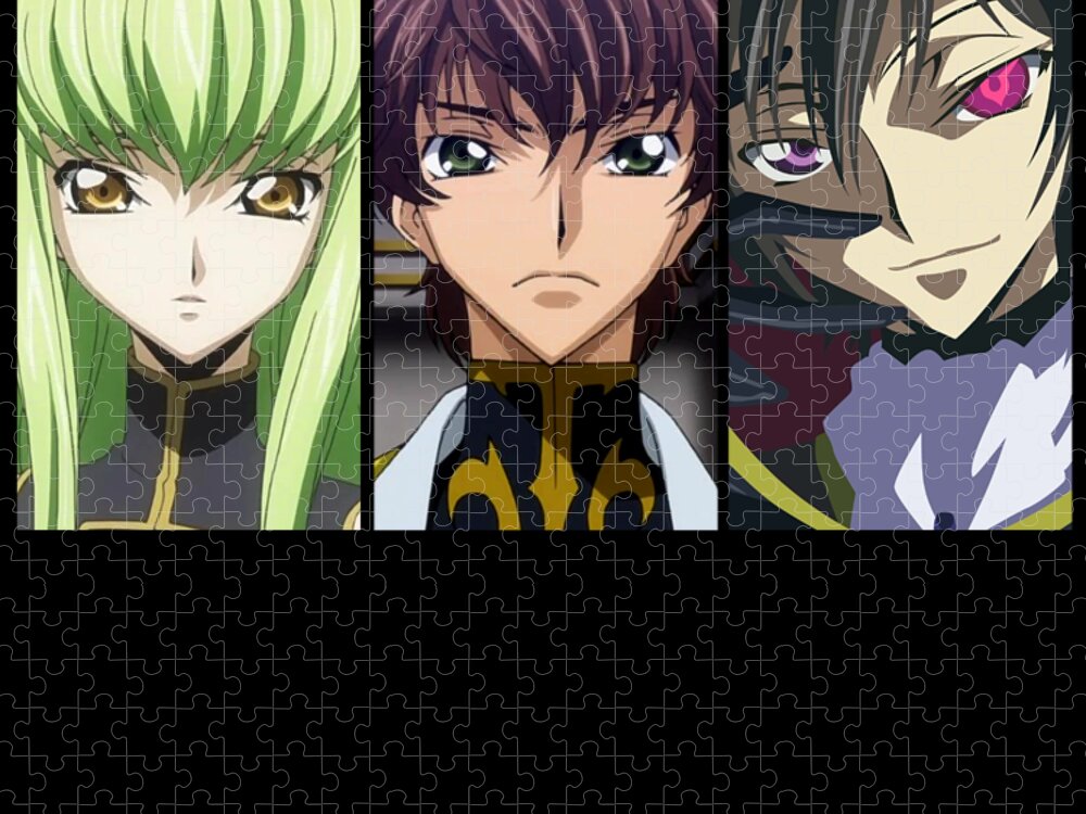Code Geass Characters Anime Art Jigsaw Puzzle by Anime Art - Pixels Puzzles