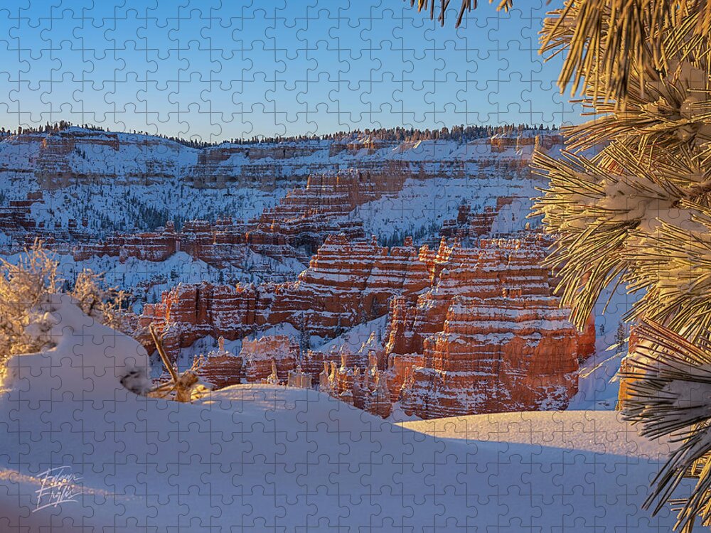 Art Jigsaw Puzzle featuring the photograph Cold Morning by Edgars Erglis