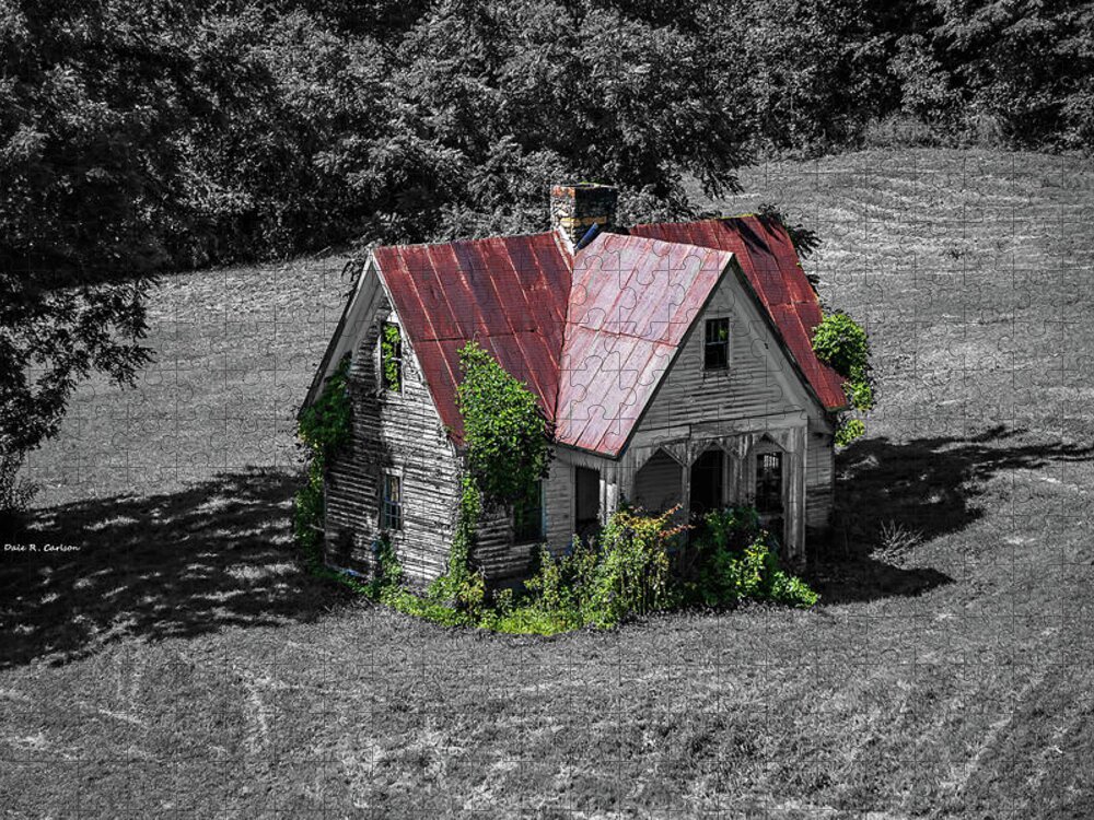Old Houses Jigsaw Puzzle featuring the photograph Color of Time by Dale R Carlson