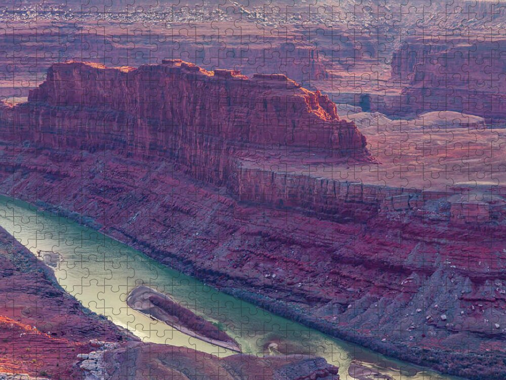 Landscape Jigsaw Puzzle featuring the photograph Colorado River From Dead Horse Point by Marc Crumpler
