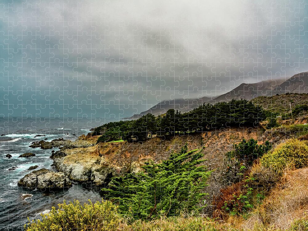 California Central Coast Jigsaw Puzzle featuring the photograph Colorful Coast by Deb Beausoleil