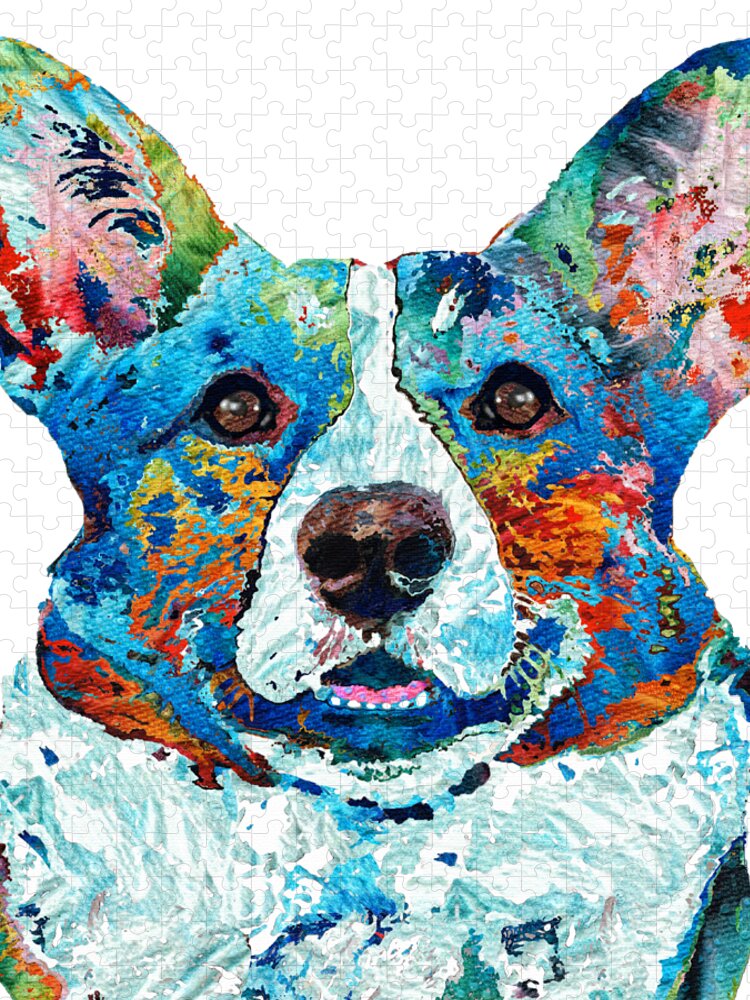 Welsh Corgi Jigsaw Puzzle by Towery Hill - Pixels