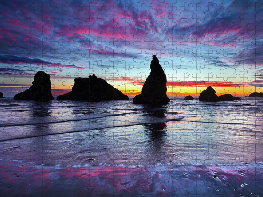 Oregon Jigsaw Puzzle featuring the photograph Colors of the Coast by Darren White