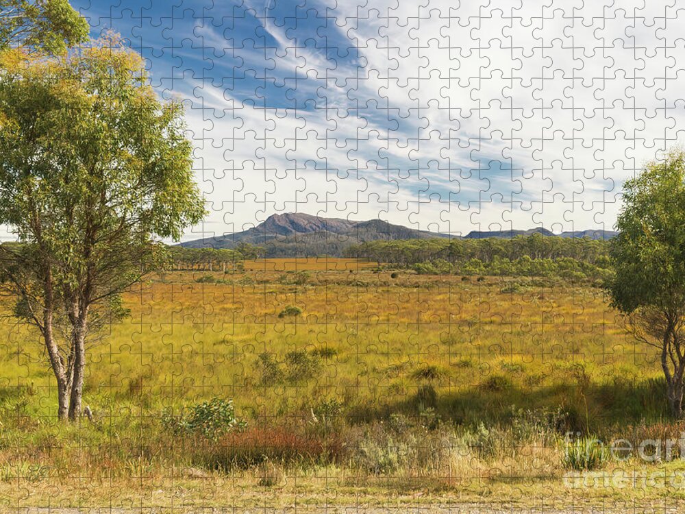 Tasmania Jigsaw Puzzle featuring the photograph Colours of Tasmania, Australia by Elaine Teague