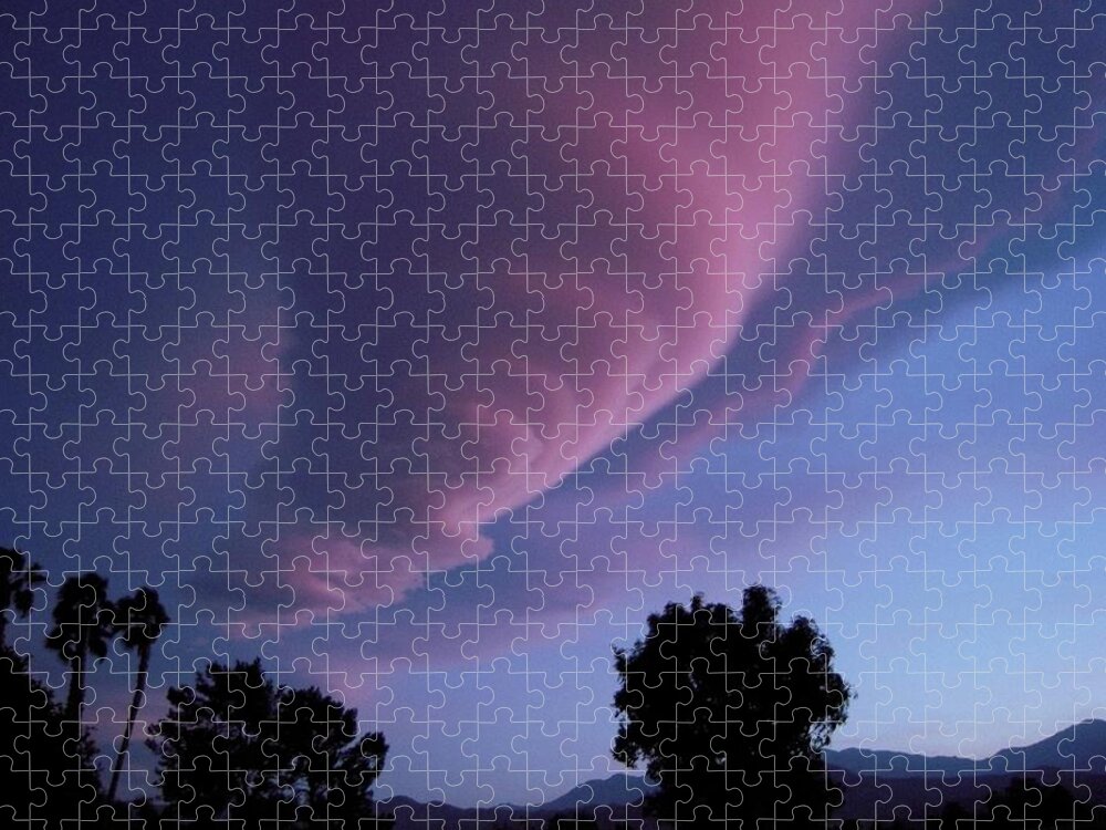 Sky Jigsaw Puzzle featuring the photograph Cotton Candy Sky, IV by Leslie Porter