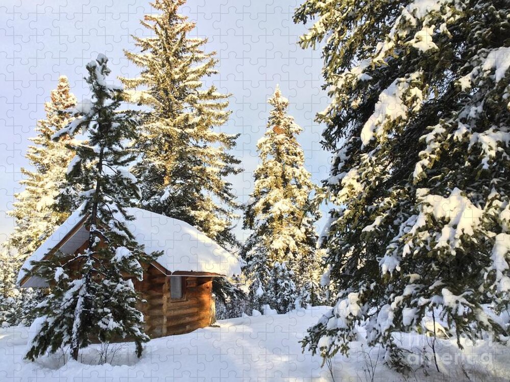Cozy Cabin Jigsaw Puzzle featuring the photograph Cozy Cabin by Nicola Finch