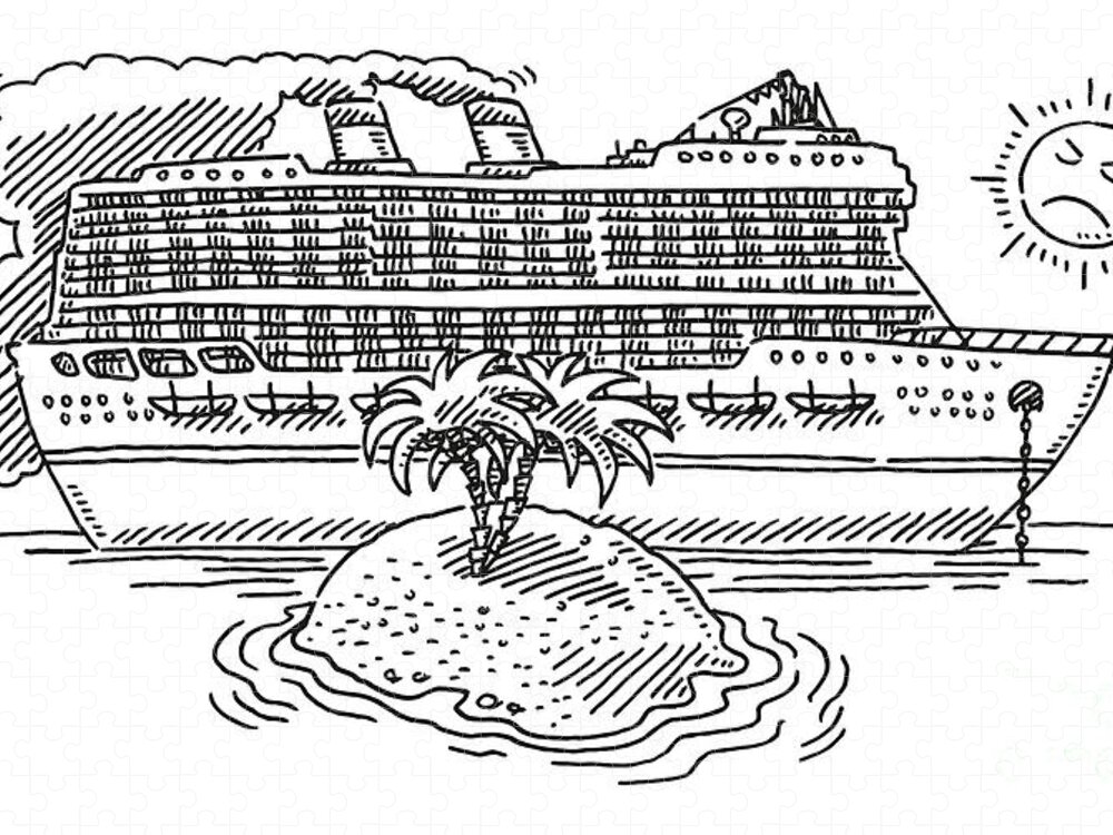 Cruise Ship Drawing Stock Illustrations  10596 Cruise Ship Drawing Stock  Illustrations Vectors  Clipart  Dreamstime