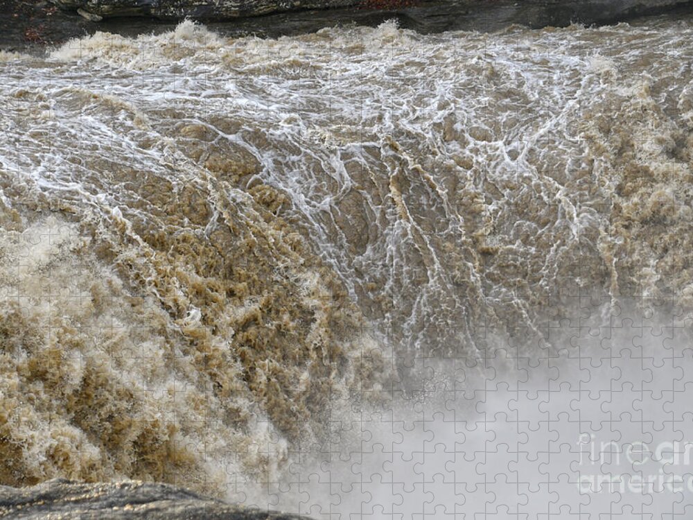 Cumberland Falls Jigsaw Puzzle featuring the photograph Cumberland Falls 14 by Phil Perkins