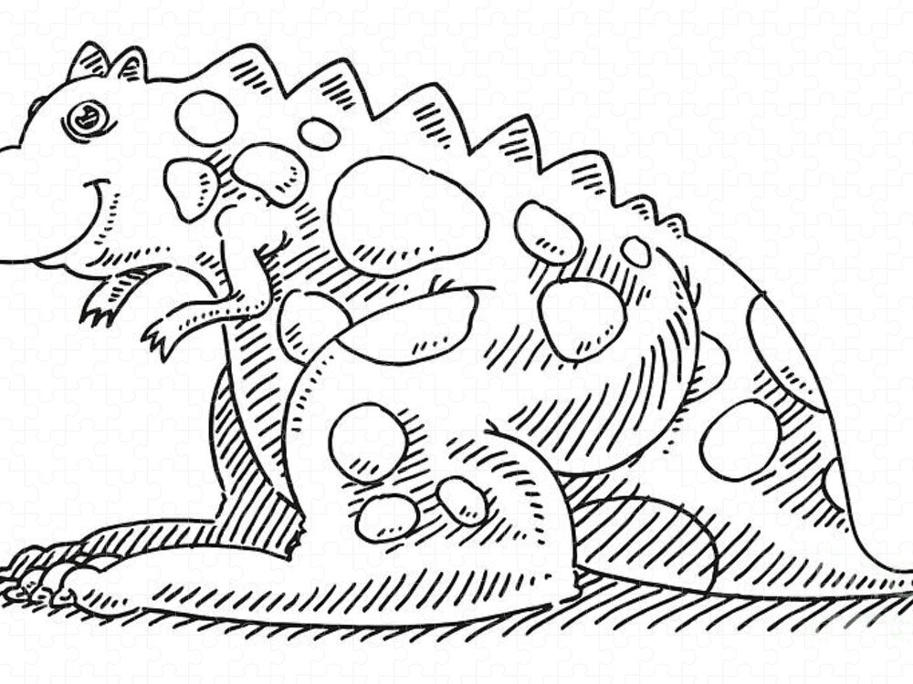 Baby Dinosaur Drawing by Murphy Elliott - Fine Art America