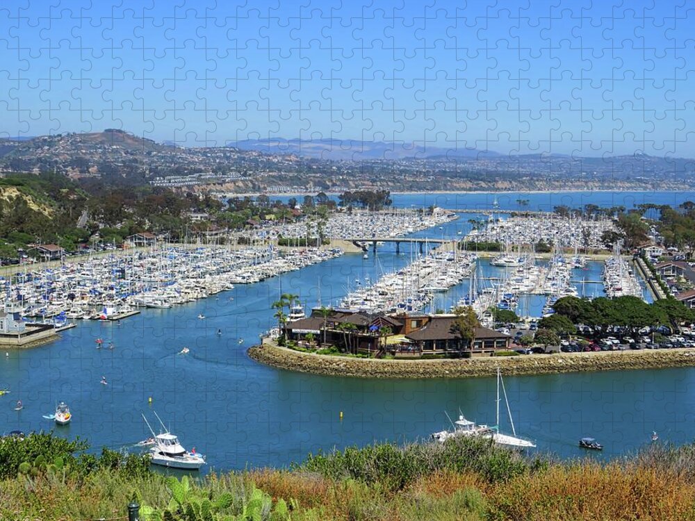 Dana Point Harbor Jigsaw Puzzle featuring the photograph Dana Point Harbor by Connor Beekman