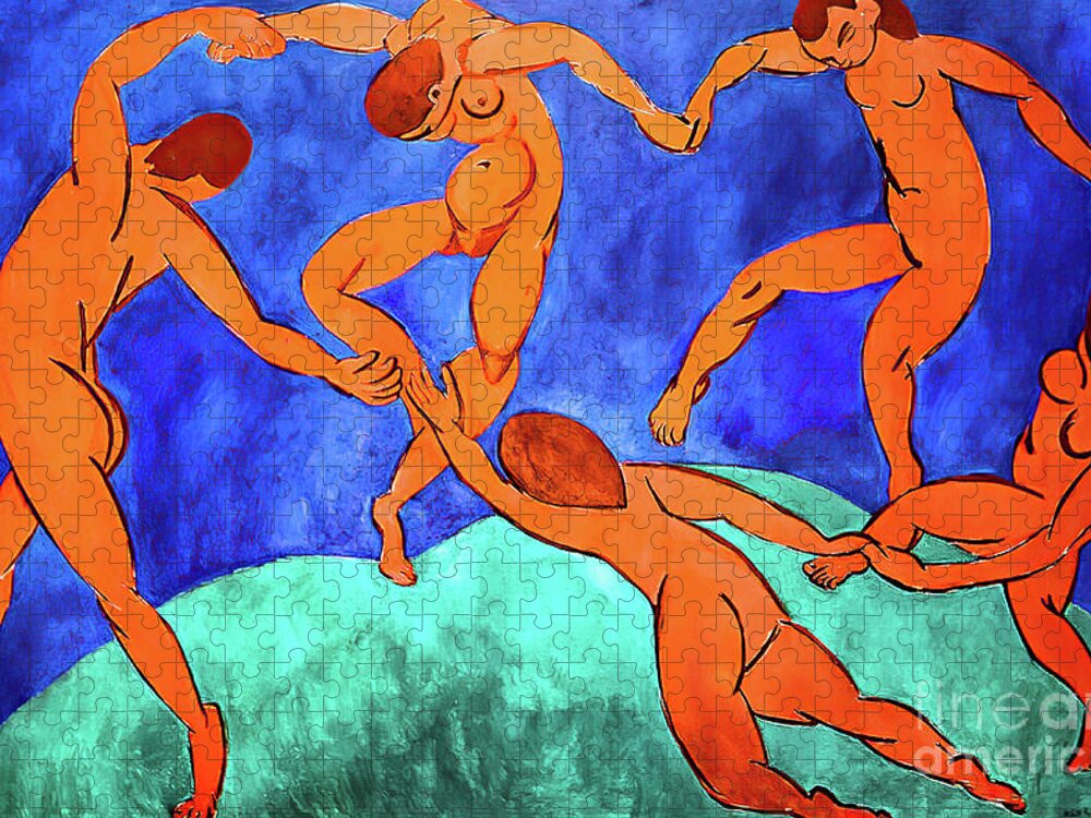 Losjes Zachtmoedigheid vastleggen Dance II by Henri Matisse 1910 Jigsaw Puzzle by Henri Matisse - Fine Art  America