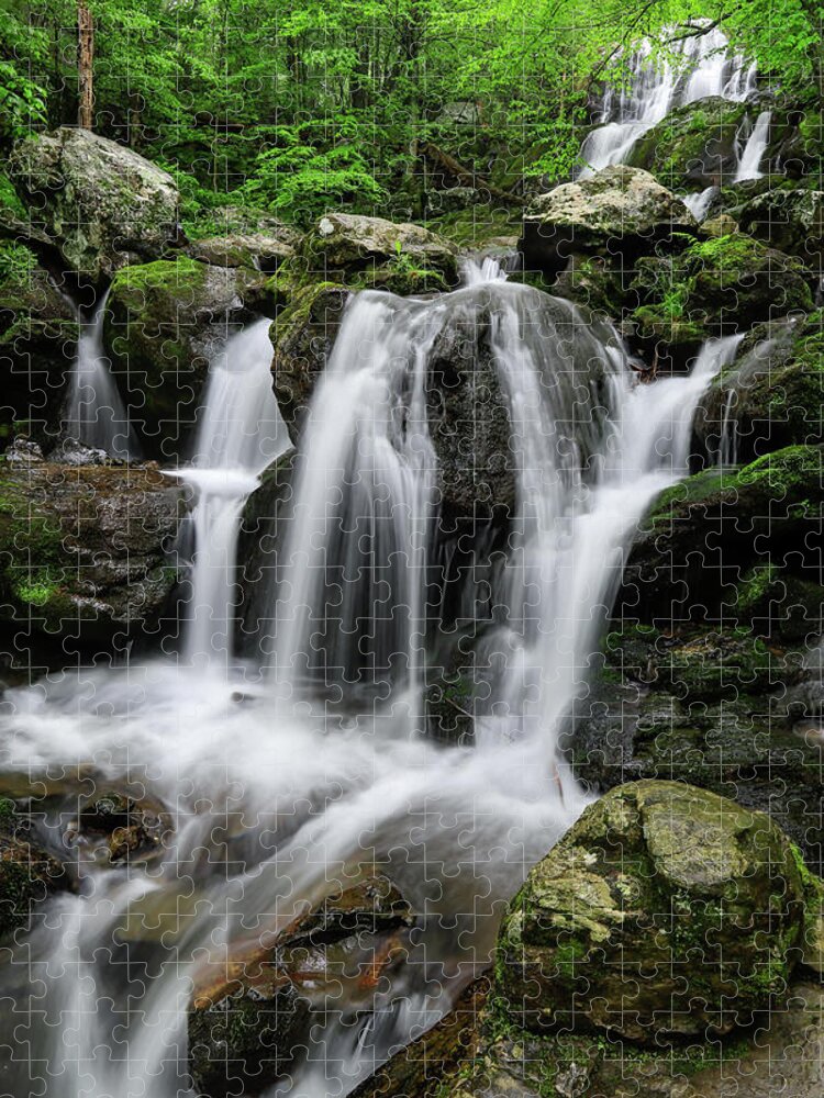 Shenandoah Jigsaw Puzzle featuring the photograph Dark Hollow Falls by Chris Berrier
