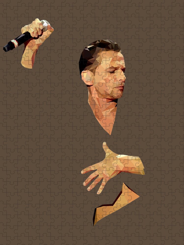 Best of Depeche Mode Band Logo Dave Gahan Jigsaw Puzzle