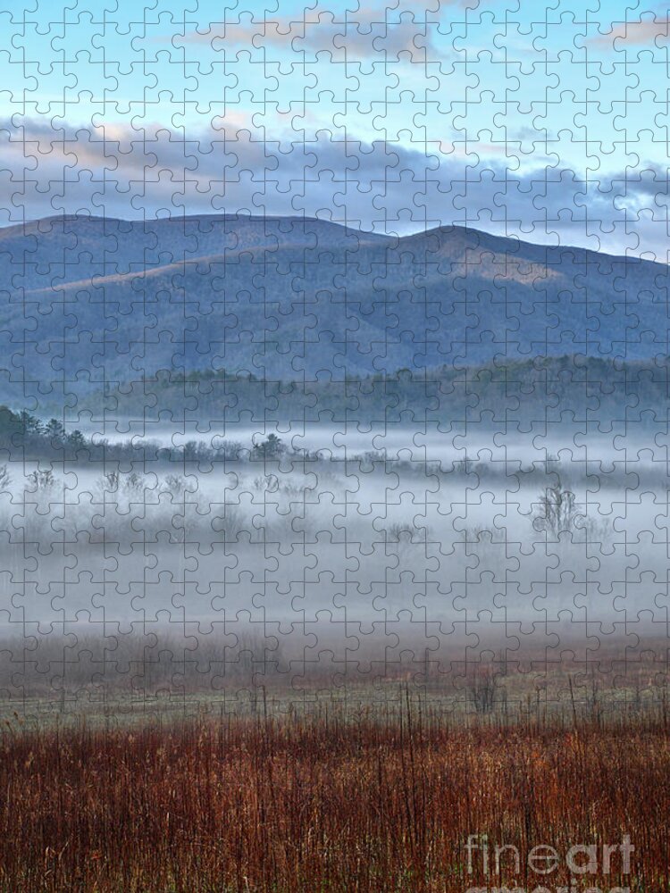 Tennessee Jigsaw Puzzle featuring the photograph Daybreak At Cades Cove 3 by Phil Perkins
