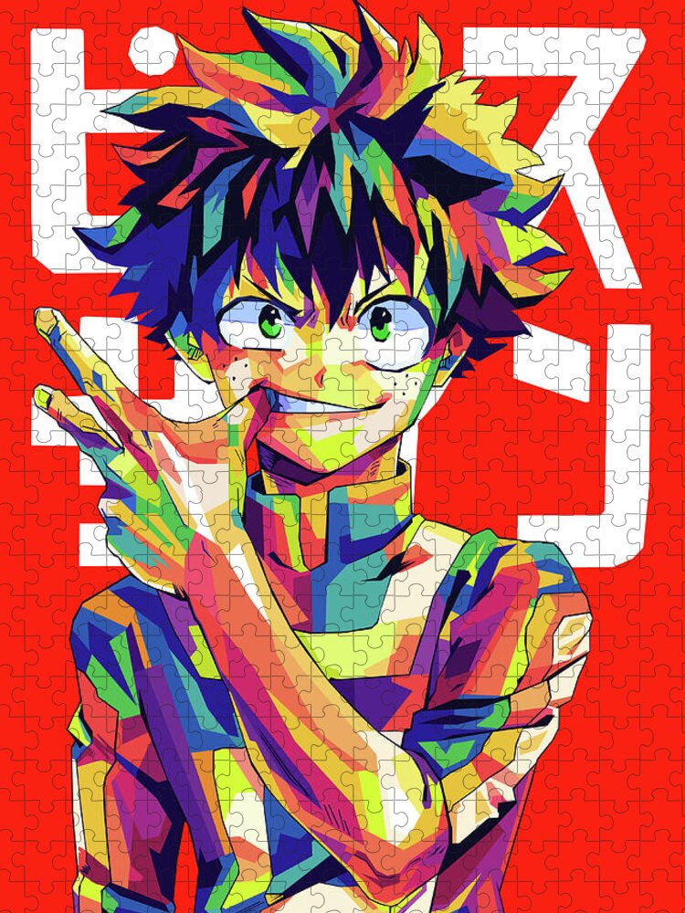My Hero Academia: Deku Colorful Pop Art - Anime Painting Set in 2023
