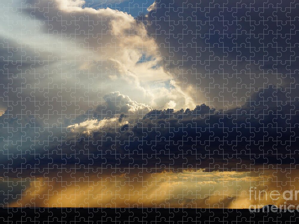 Thunderstorm Jigsaw Puzzle featuring the photograph Desert storm 2 by Ken Kvamme
