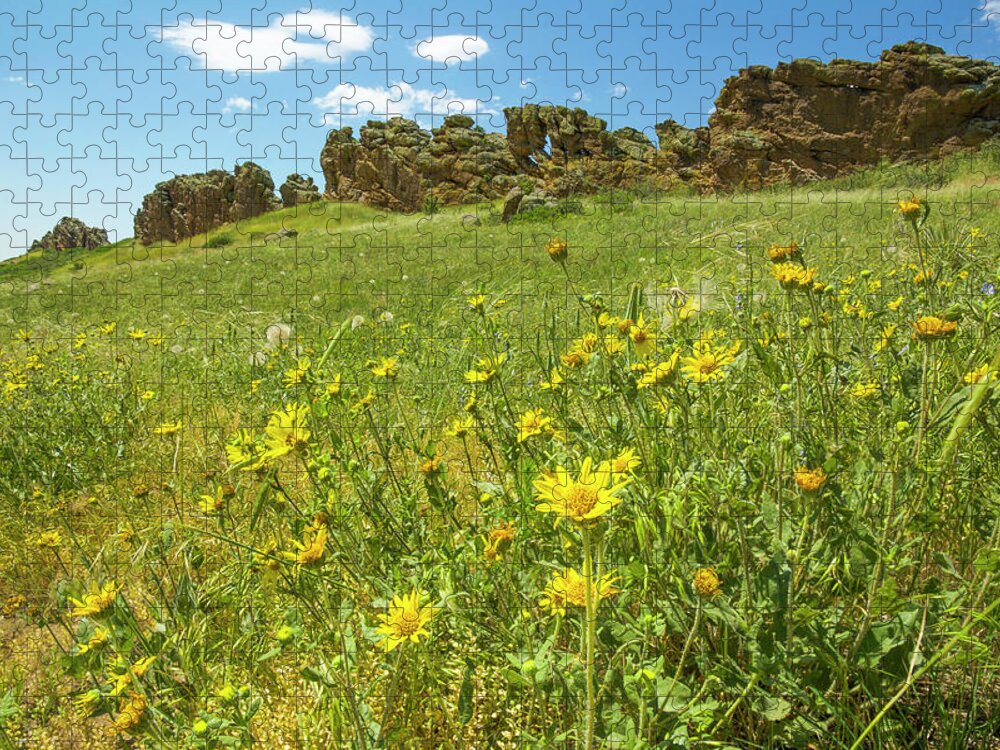 Devil's Backbone Jigsaw Puzzle featuring the photograph Devil's Backbone - Loveland, Colorado by Aaron Spong