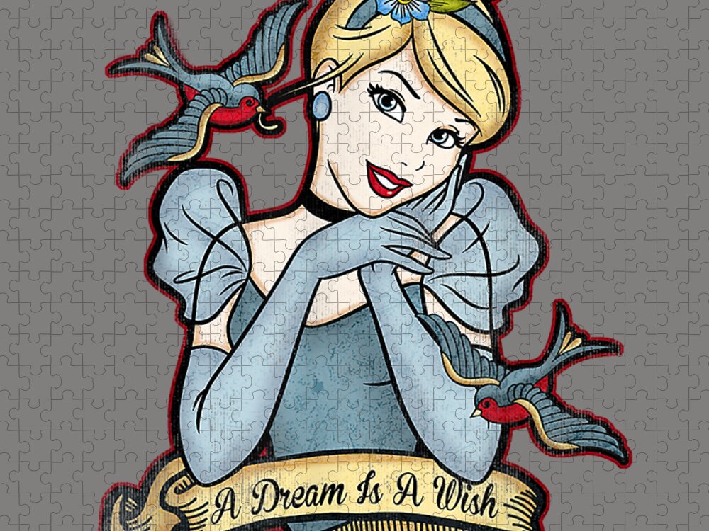 Disney Cinderella A Dream Is A Wish Your Heart Makes Jigsaw Puzzle