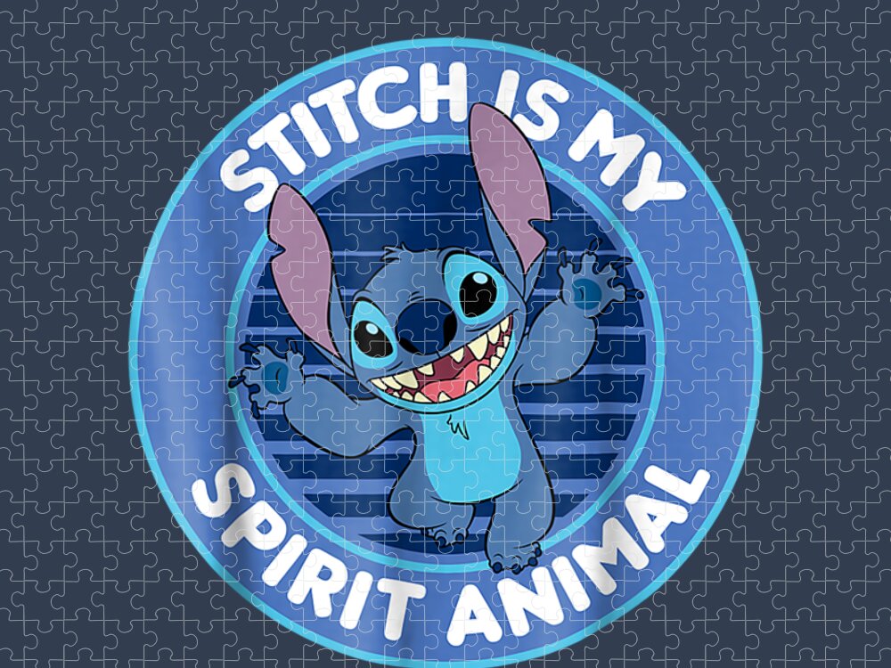 Disney Lilo and Stitch Spirit Animal1 Jigsaw Puzzle by Rokkof Jerse -  Pixels Puzzles